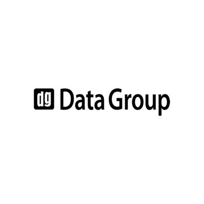 Data Groupin logo: musta neliö, jonka sisällä on