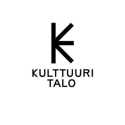 Kulttuuri Talon logo, jonka yläpuolella on tyylitelty K-symboli.