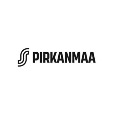 Pirkanmaan logo tyylitellyllä S-kirjaimella ja tekstillä.