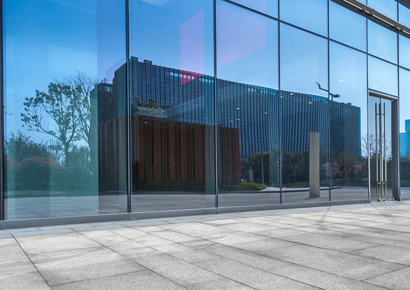 Tinted Glass Wall — Elgin, IL — Cutting Edge Window Tinting