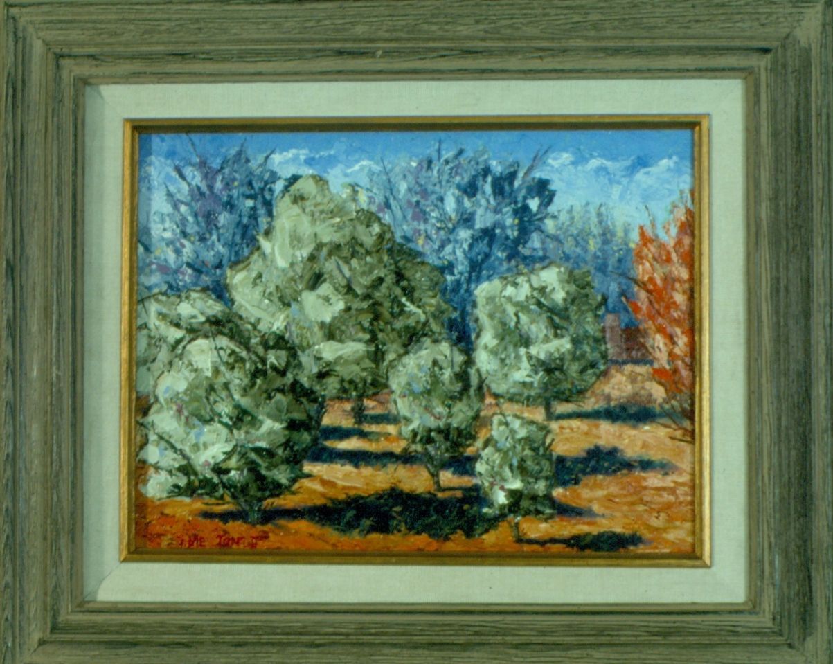 Oil Painting of Trees