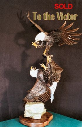 Hawks Sculpture