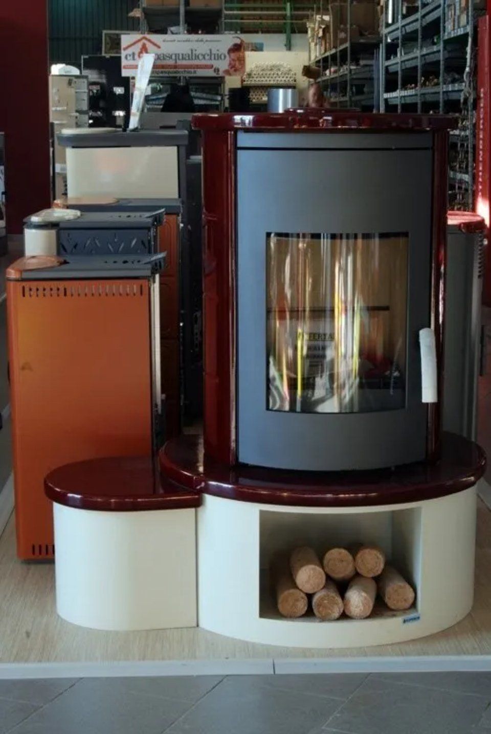 stufe a pellet ad alto rendimento energetico