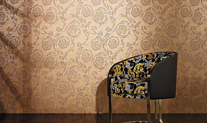 Carta da parati decorata