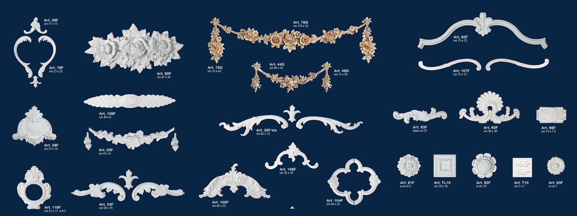 Ornamenti per pareti 4