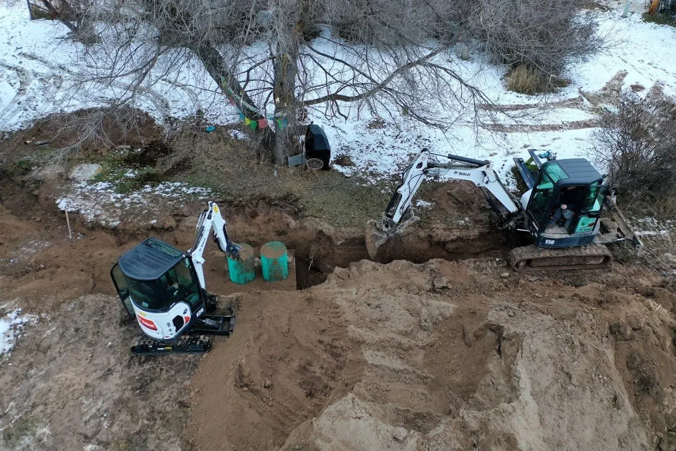 Digging Excavator — Kalispell, MT — A-1 Sanitation