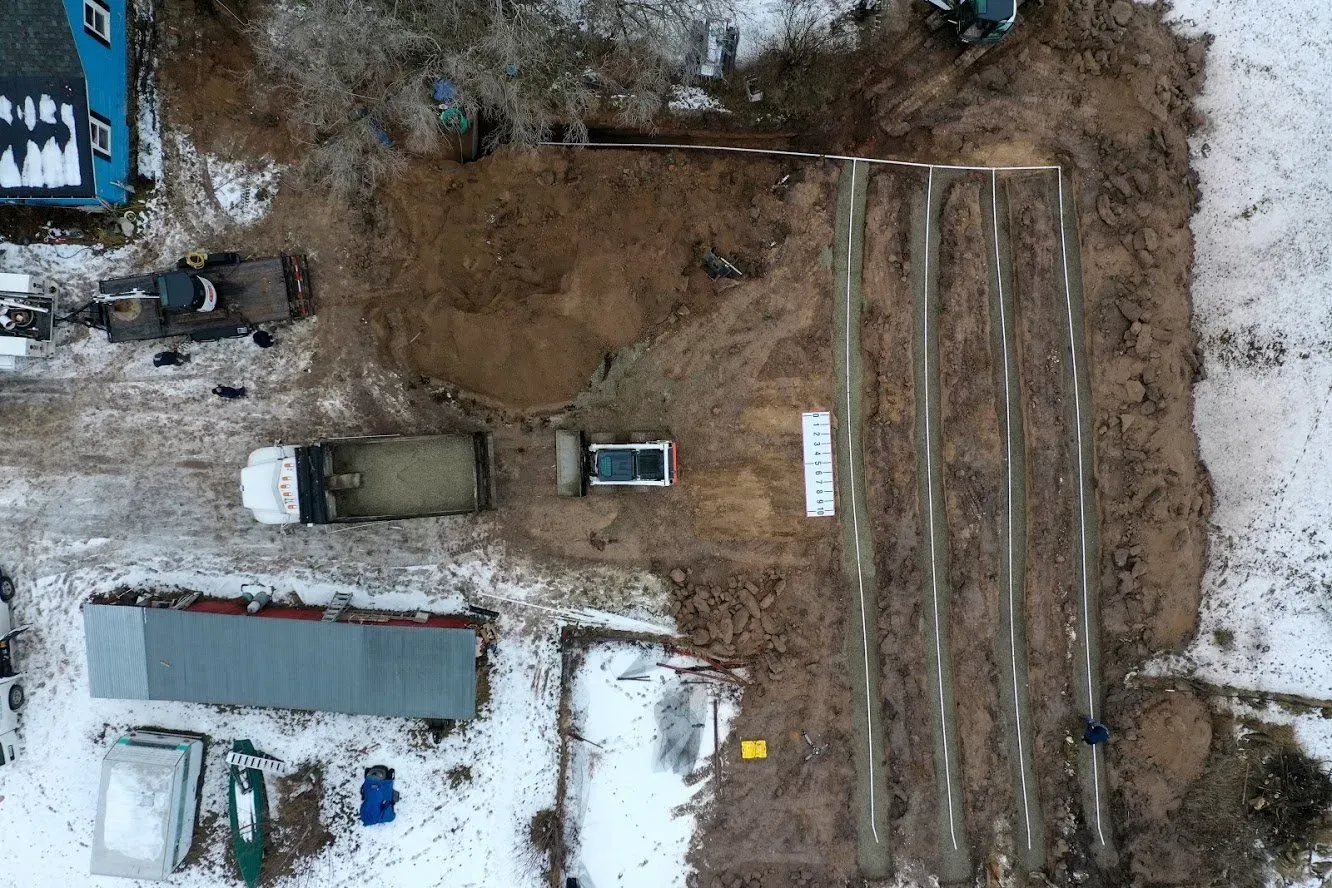 Aerial View Of Excavation Area — Kalispell, MT — A-1 Sanitation