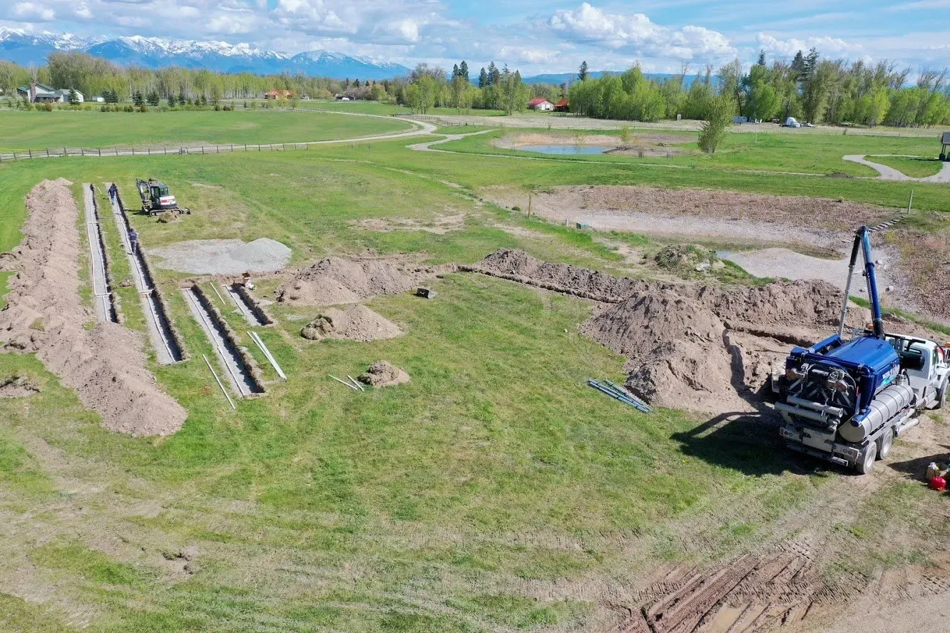 Working Vehicles On A Land — Kalispell, MT — A-1 Sanitation
