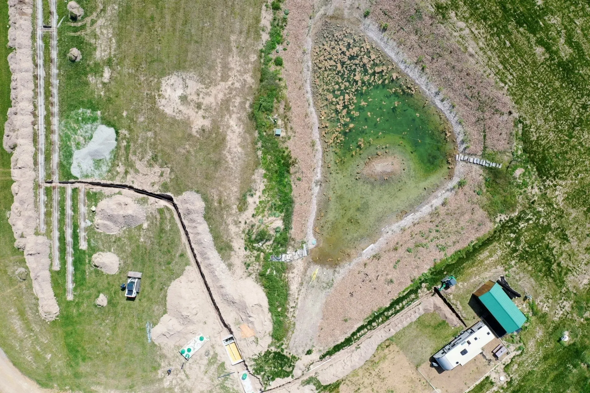 Aerial View Of A Land — Kalispell, MT — A-1 Sanitation