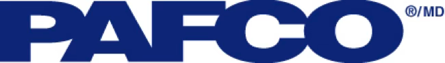 PAFCO logo in blue.