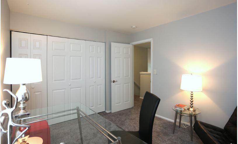 Interior photo of a furnished room