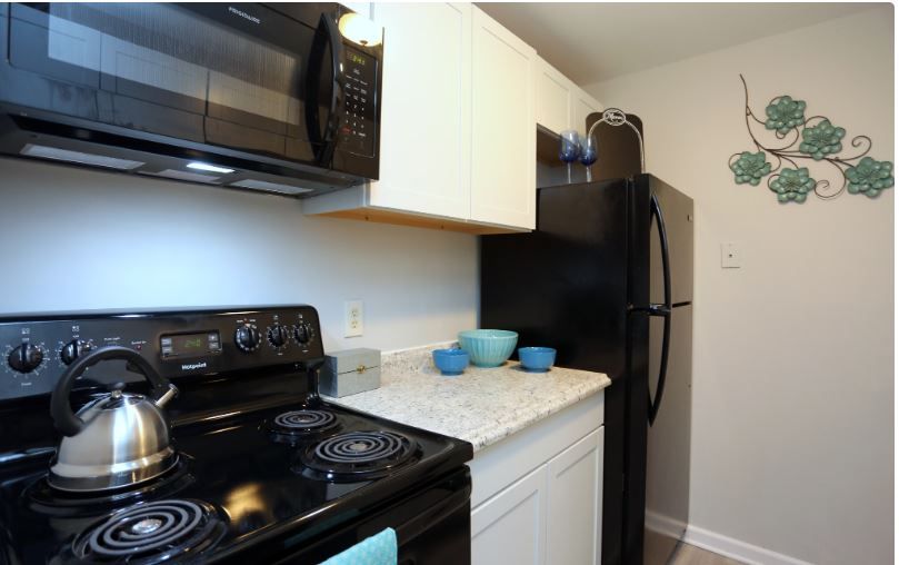 Interior photo of the kitchen