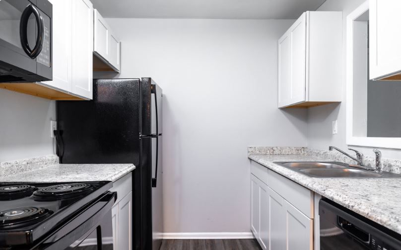 Interior photo of the kitchen