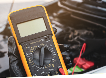 Up close to electrical system | Key Diesel and Auto Service