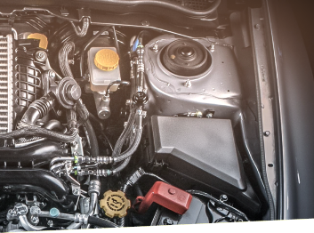 Up close to engine for diagnostics | Key Diesel and Auto Service