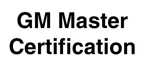 Master Certification