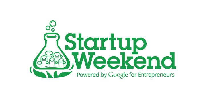 un logotipo para el fin de semana de inicio de google para emprendedores