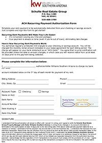 recurring payment form