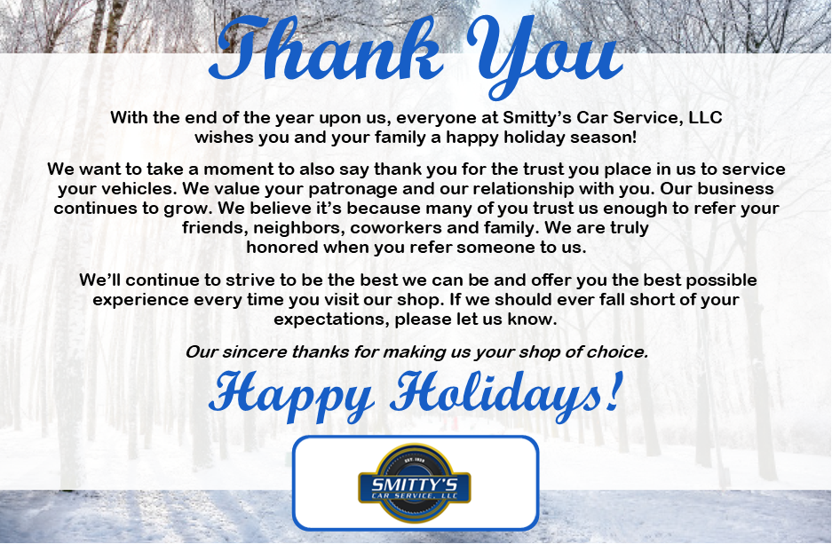 Special Offers | Smitty's Car service Llc