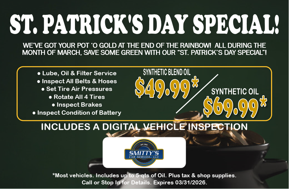 Special Offers | Smitty's Car service Llc