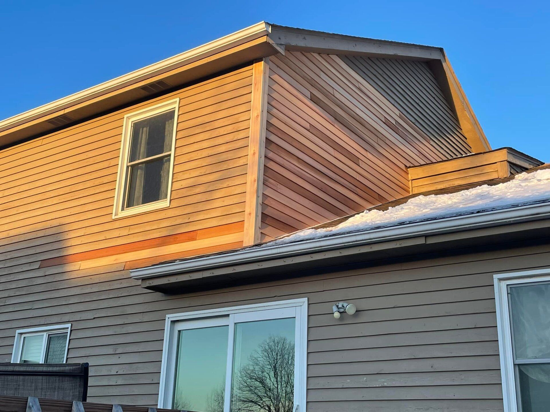 House With Wooden Roof — Champaign, IL — Unity Construction Inc