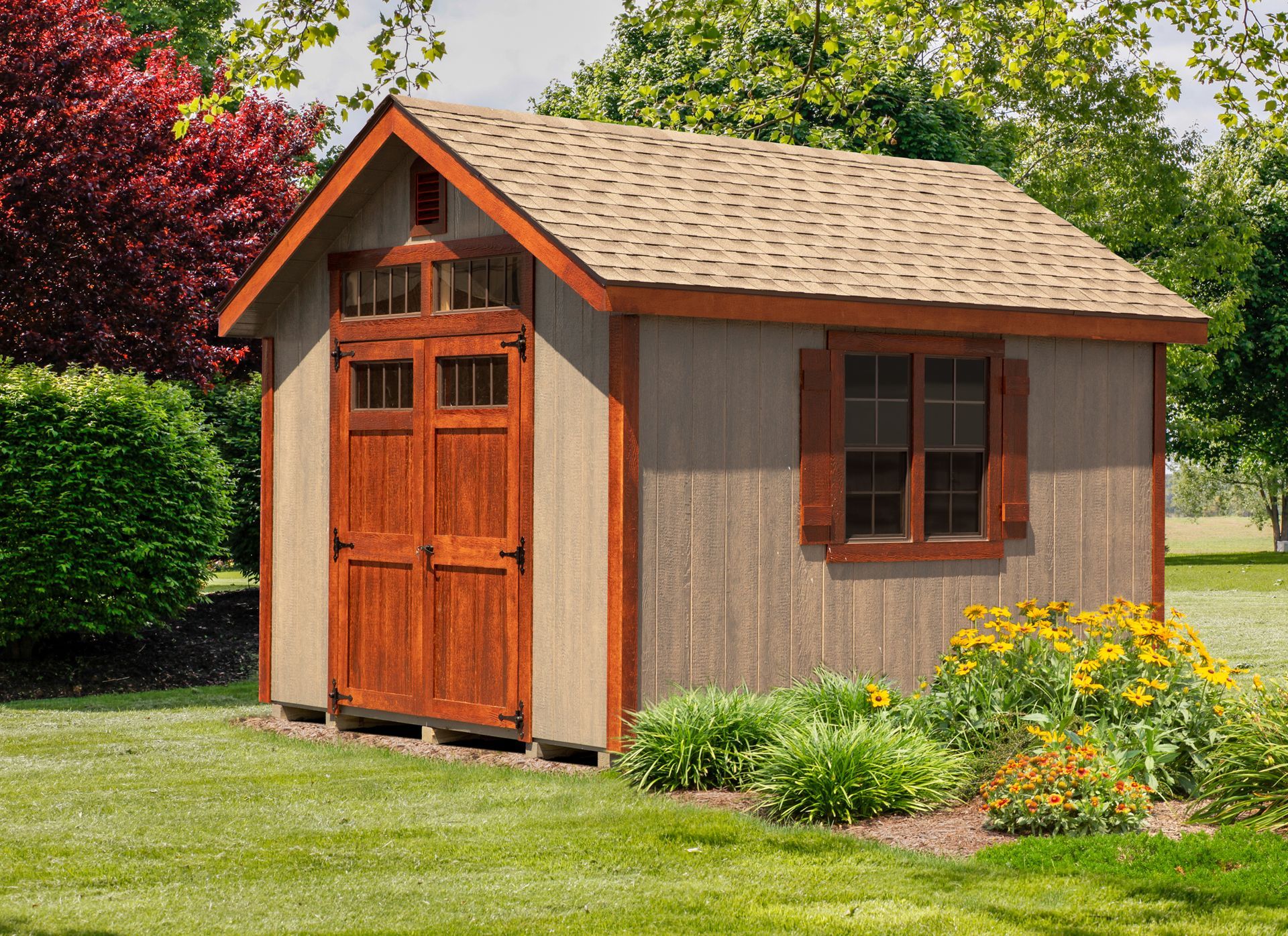 brown shed