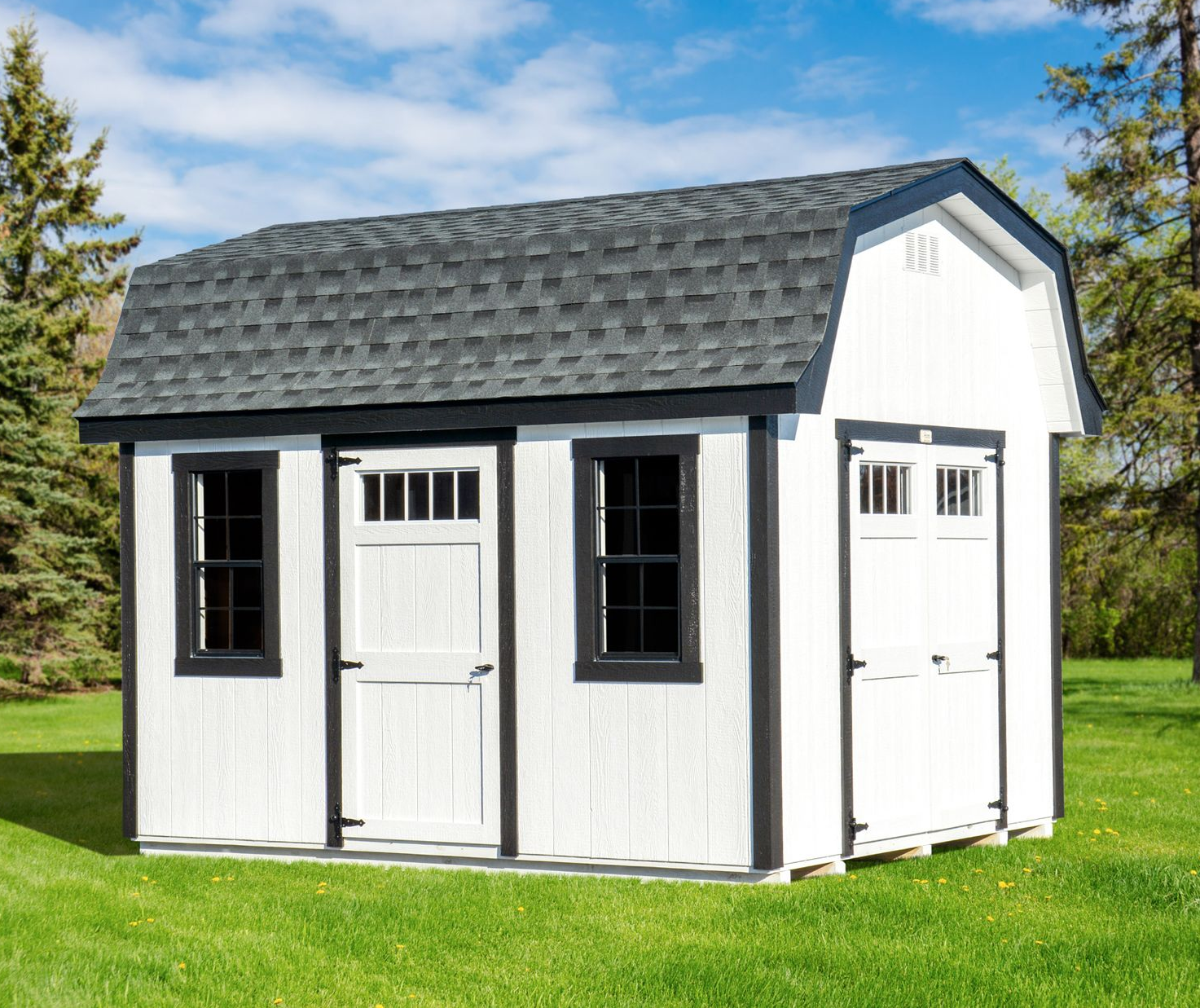 white shed