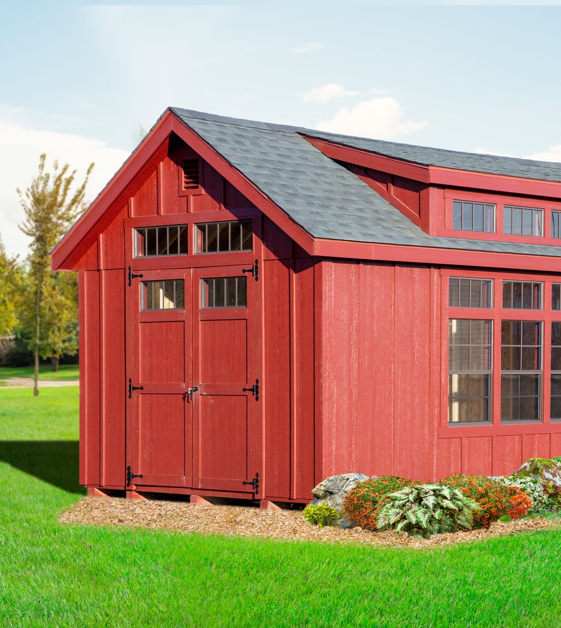 traditional blue shed traditionally built blue shed from York, PA