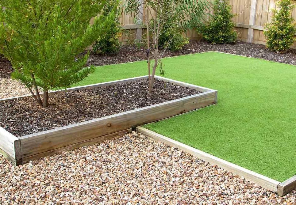 small patch artificial grass