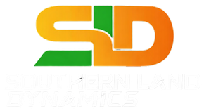 Logo for Sutherland Dynamics: stylized "SD" in yellow and orange, with green accents on a white background.