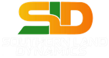 Logo for Sutherland Dynamics: stylized "SD" in yellow and orange, with green accents on a white background.