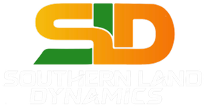 Logo for Sutherland Dynamics: stylized "SD" in yellow and orange, with green accents on a white background.