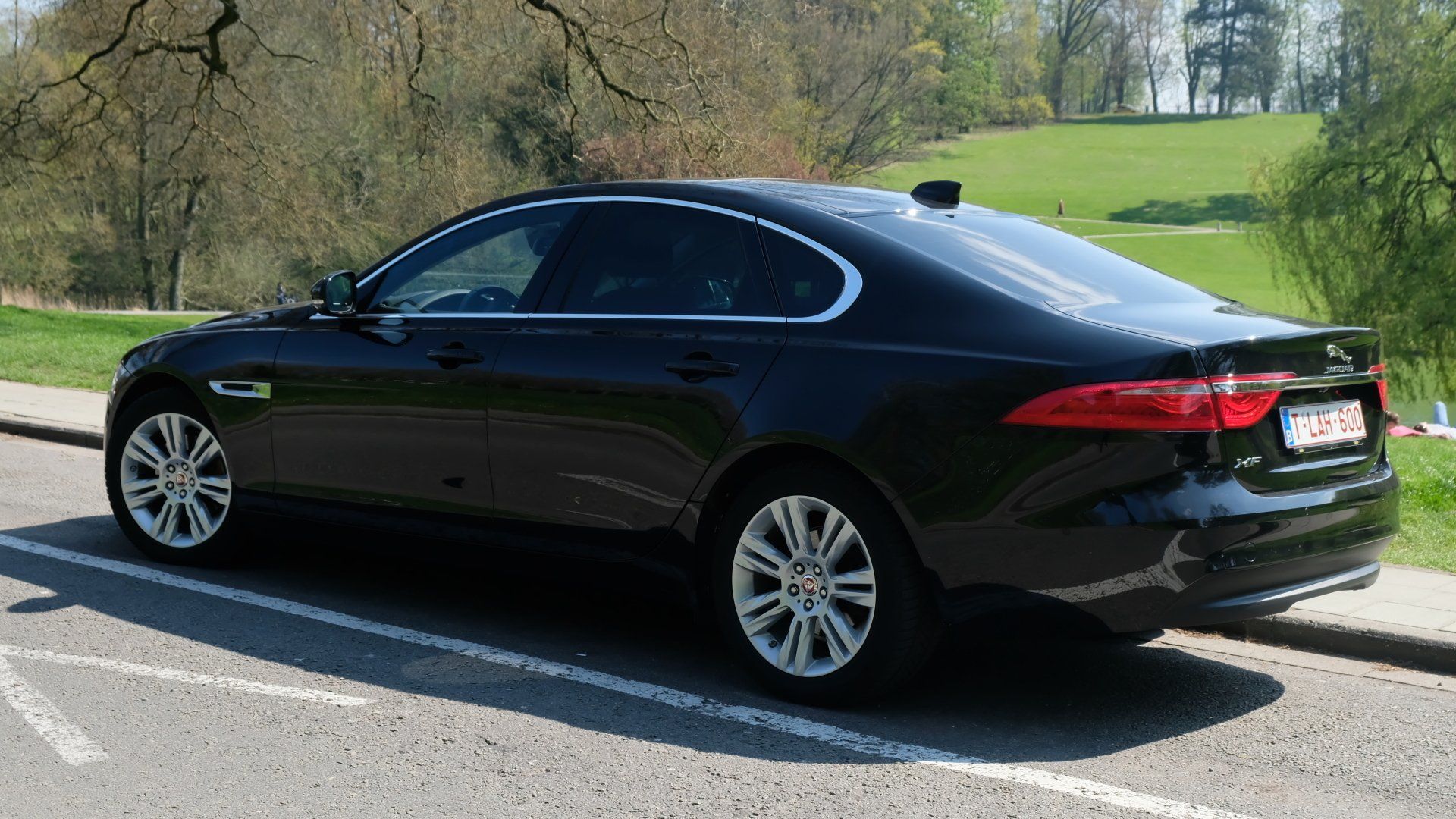 Photo extérieur d'une Jaguar noir