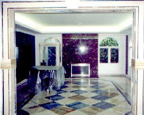 Inlaid marble floor - Beverly Hills 2