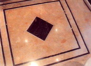 Inlaid marble floor - London