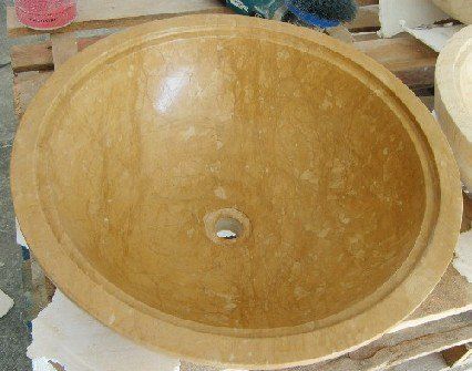 Wash basin in solid stone 2