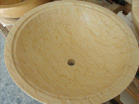 Wash basin in solid stone 3