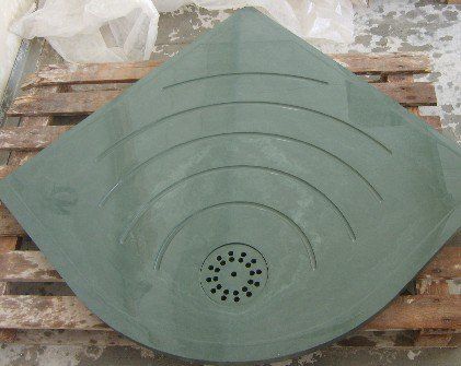 Stone shower tray