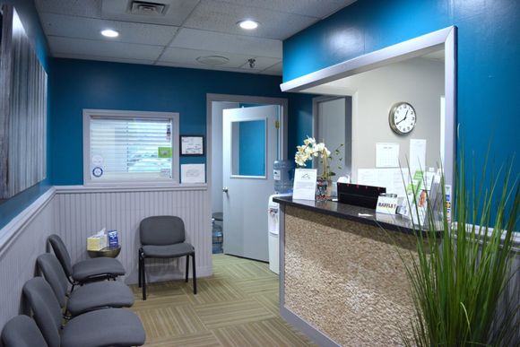 Union Dental Waiting area in Worcester, MA