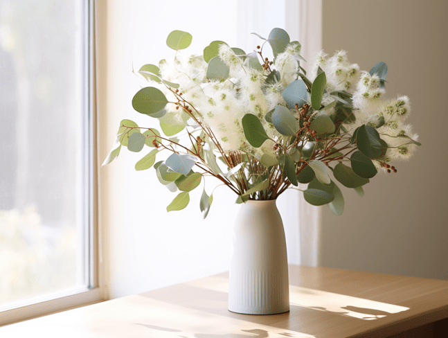 Minimalistic floral arrangements