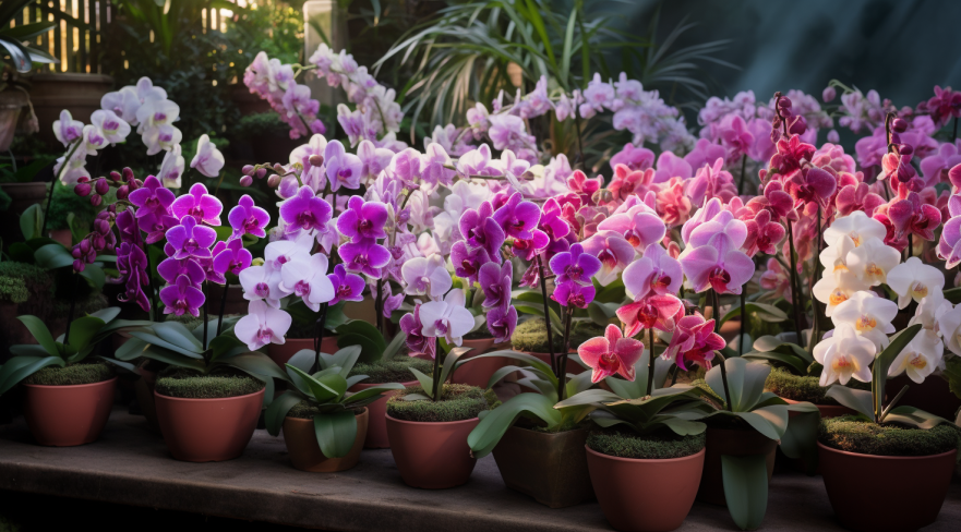 colored orchids meanings