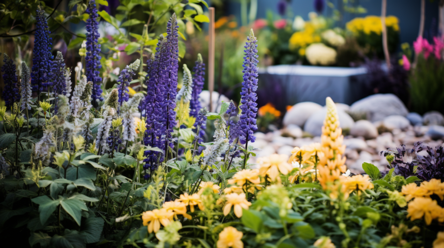 low maintenance flowers in the garden