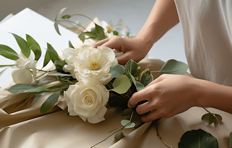 DIY flower crafting