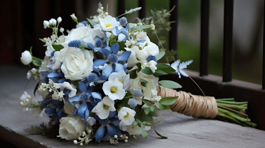 Forget-Me-Not Flowers in Wedding Bouquets