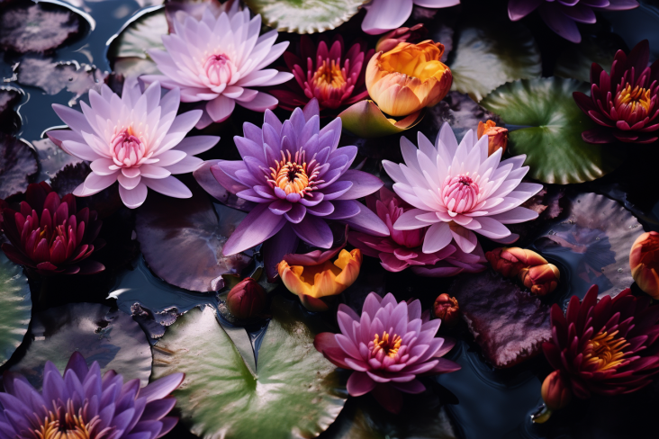 water lilies