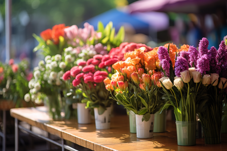 colorful flowers