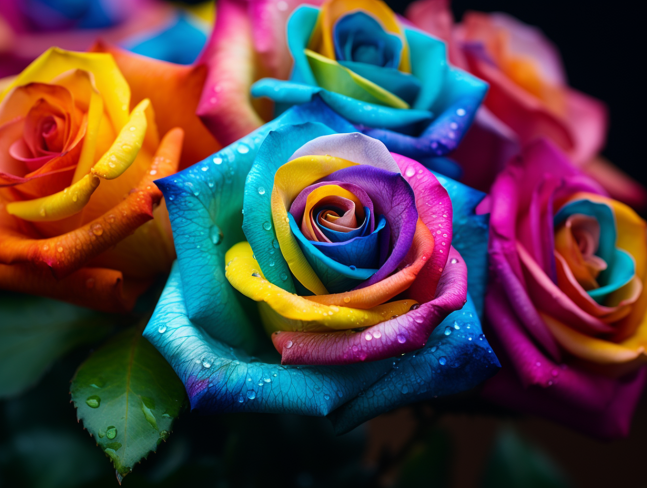 The Symbolism and Uses of Rainbow Roses