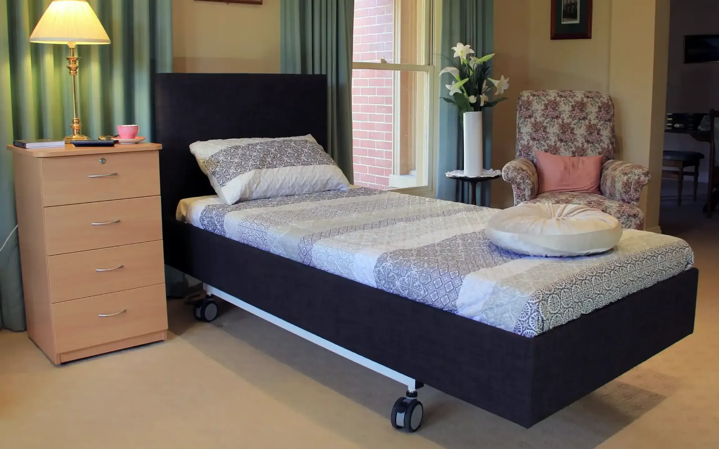 Australian made, Adjustable Medical Beds for aged care, mental health and home.