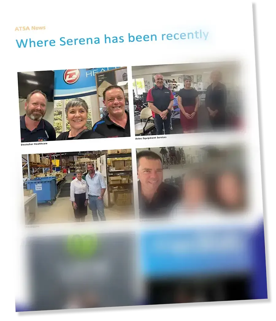 Serena Ovens visiting Deutscher Healthcare