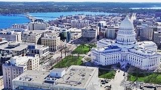 Madison Skyline - Madison State Capitol Building